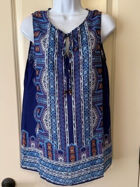 Cynthia Rowley Sleeveless Top Size Large